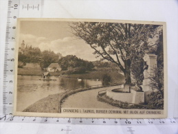 CPA Allemagne - Cronberg I. Taunus, Burgerr Denkmal Mit Blick Auf Cronberg - Taunus