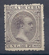 130605543  COLCU  ESP.   EDIFIL Nº  146  *  MH - Cuba (1874-1898)
