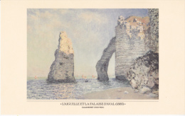 Reproduction De L'oeuvre De Claude Monet L'aiguille Et La Falaise D'Aval (1885) - Éditions Atlas - Autres & Non Classés