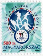 HUNGARY-2013. 100th Anniversary Of The Hungarian Ski Association / Sport /Self Adhesive Stamp MNH !! - Unused Stamps