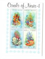 Nevis 1983 Coral Tube Sponge Coral S/S MNH - Antillas Holandesas