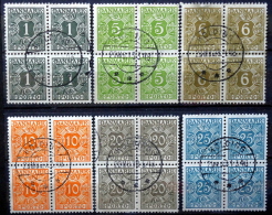 Denmark 1934-37 Porto MiNr. (O) ( Lot Ks 913  ) - Impuestos