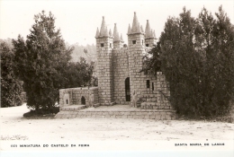 CPSM 9X14 . PORTUGAL . SANTA MARIA DE LAMAS . MINIATURA DO CASTELLO DA PEIRA - Autres & Non Classés