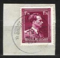 Belgique - N069 - Cachets à étoiles - Relais - GROOT-BIJGAARDEN - Sur N°832 Léopold III Col Ouvert - Postmarks With Stars