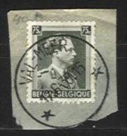 Belgique - N073 - Cachets à étoiles - Relais - VAL-MEER - Sur N°480 Léopold III Col Ouvert - Postmarks With Stars