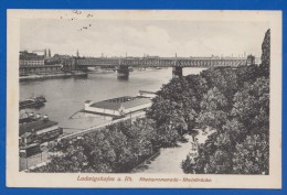 Deutschland; Ludwigshafen; Rheinbrücke; Promenade; 1915 Feldpost - Ludwigshafen