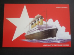 ALDERNEY 2012  PRESTIGE BOOKLET TITANIC MNH **   (BOXENG-1576-rood) - Alderney