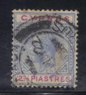 R663 - CIPRO 1921 , Giorgio V Il N. 76 Used . Fil CA Corsivo - Cipro (...-1960)