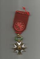 1870 ORDINE DI CAVALIERE LEGION D'ONORE ORO E ARGENTO - Adel