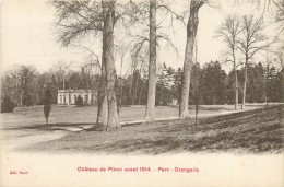 02 CHATEAU DE PINON AVANT 1914 PARC ORANGERIE EDITION DARET - Sonstige & Ohne Zuordnung