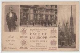 Austria - Wien - Ludwig Riedl's Cafe De Europe - Werbung - Advertise - Vienna Center