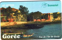 **Télécarte à Puce Du Sénégal "Gorée"  40Unités  Utilisée  Qualité TB  **** N°Lot 00798093 - Sénégal