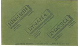 BUVARD LOBORATOIRE BIOCODEX ULTRA LEVURE DYNAZEA ZYMOSTOL VERT - Chemist's