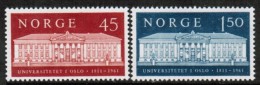 NORWAY    Scott #  395-6*  VF MINT LH - Unused Stamps
