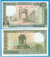 LIBANO - LEBANON - 250 Libras 1988 SC  P-67 - Libanon