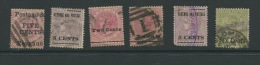 Ceylon 1883-99  Accumulation Used Overprint - Ceylan (...-1947)