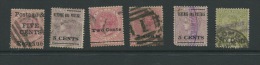 Ceylon 1883-99  Accumulation Used Overprint - Ceylon (...-1947)