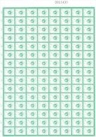 1999. Definitive, Census Population In Kazakhstan, 1T/1999, Sheet Of 120v,  Mint/** - Kazakhstan