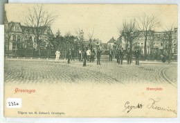 GRONINGEN * HEEREPLEIN * ANSICHTKAART * CPA (2320) GELOPEN IN 1903 Van GRONINGEN Via HARKSTEDE Naar SCHARMER - Groningen