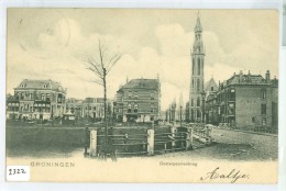 GRONINGEN * OOSTERPOORTENBRUG * ANSICHTKAART * CPA (2322) GELOPEN IN 1903 Van GRONINGEN Via HARKSTEDE Naar SCHARMER - Groningen