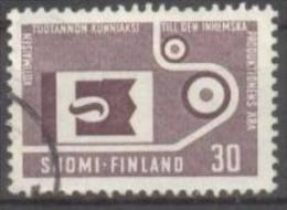 1962 National Production Mi 554 / Facit 558 / Sc 396 / YT 530 Used / Oblitéré / Gestempelt [lie] - Usados