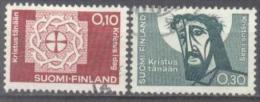 1963 Christ Today Mi 573-4 / Facit 577-8 / Sc 417-8 / YT 554-5 Used / Oblitéré / Gestempelt [lie] - Used Stamps