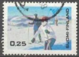 1968 Winter Tourism Mi 640 / Facit 642 / Sc 454 / YT 607 Used / Oblitéré / Gestempelt [lie] - Gebruikt