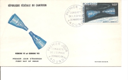 Espace - Gemini VI  Et Gemini VII ( FDC Du Cameroun De 1966 à Voir) - Afrika