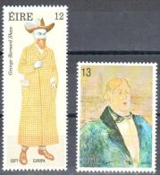 Ireland 1980 Art Painting Gemalde Mi.417-418 MNH (**) - Ungebraucht