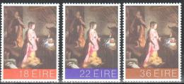 Ireland 1981 Christmas Art Painting Gemalde Mi.455-457 MNH (**) - Ungebraucht