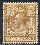 GREAT BRITAIN 1924 GEORGE V 5d SC# 194 //SG#425 FRESH VF OG LH CV£20,00 (DEL04) - Ongebruikt
