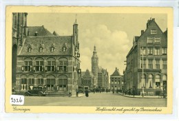 GRONINGEN * HOOFDWACHT MET PROVINCIEHUIS  * ANSICHTKAART * CPA (2326) GELOPEN In 1939  Naar BREDA - Groningen
