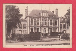 CPA - CHEROY - L' Hôtel De Ville - 1946 - Cheroy