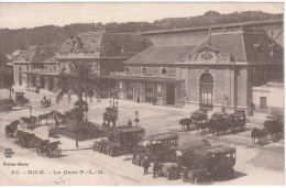 CPA NICE La Gare - Transport Ferroviaire - Gare