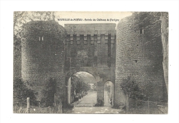 Cp, 86, Neuville De Poitou, Entrée Du Château De Furigny - Neuville En Poitou