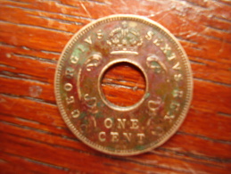 BRITISH EAST AFRICA USED ONE CENT COIN BRONZE Of 1952 KN. - Africa Oriental Y Protectorado De Uganda