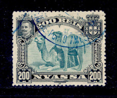 ! ! Nyassa - 1901 D. Carlos 200 R - Af. 38 - Used - Nyassa