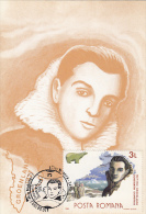 CONSTANTIN DUMBRAVA, EXPLORER, CM, MAXICARD, CARTES MAXIMUM, 1992, ROMANIA - Esploratori