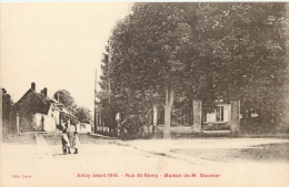 02 ANIZY AVANT 1914 RUE SAINT REMY MAISON DE M. DOUMER - Sonstige & Ohne Zuordnung