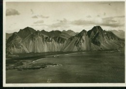 Motiv Zeppelin Nordland-Fahrten 1930 Island Vestrahorn Sw - Sonstige & Ohne Zuordnung