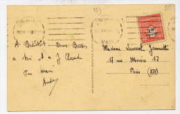 K25 - Timbre N° 708 Seul Sur Carte Saint-Raphaël Du 3 Oct. 1945 Deuxième  Série Arc De Triomphe - Cote 30 Euros - 1944-45 Triomfboog