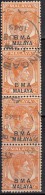 BMA,,  2c Strip Of 4, King George VI Used 1945, Malaya / Malaysia - Malaya (British Military Administration)