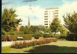 Bad Oldesloe Park Kirche Hochhaus Wohnhaus 29.5.1968 - Bad Oldesloe