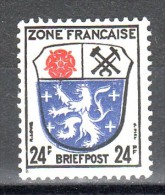 ALLEMAGNE - ZONE FRANCAISE - Timbre N°9 Neuf - Other & Unclassified