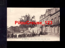 33 Gironde - LIBOURNE - " Allée De Tourny Côté Du Jardin Public - Groupe D'enfants " - Libourne