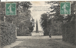 Loire Atlantique- Carquefou -Château De La Seilleraye, Un Coin Du Parc. L'Obélisque. - Carquefou