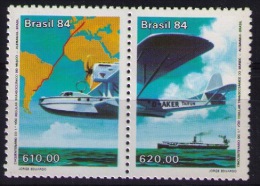 BRAZIL 1984 Germany-Brazil Connection - Unused Stamps