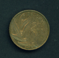 BELGIUM - 1993 20f Circ. - 20 Frank