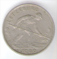 LUSSEMBURGO 1 FRANC 1946 - Luxemburg