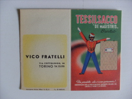 Calendarietto TESSILSACCO "De Magistris" 1952. Vico Fratelli TORINO - Kleinformat : 1941-60